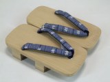 Men's Geta - white wood - 2 sizes L, LL