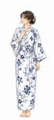 Nemaki  Hanatsubomi pour femme (doublure gaze), fait au Japon (très bonne qualité)